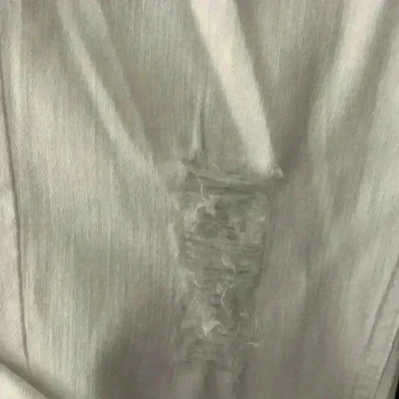 Rag & Bone Dash Slouchy Skinny White Distressed Jeans - Picture 3 of 10